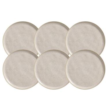 Imagem de Jogo Pratos Raso Jantar 27,5Cm 6 Pçs Bio Latte Porto Brasil