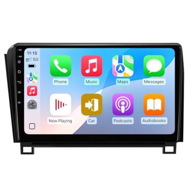 Imagem de 10,2 polegadas 5G WiFi 8 núcleos Airplay 48EQ Android 12 rádio estéreo para carro Toyota Tundra 2007-2013 Sequoia 2008-2018 com Carplay Android suporte automático GPS Mirrorlink Backup 1080P SWC (3G