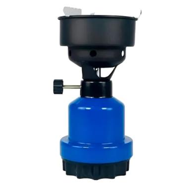 Imagem de Fogareiro Portátil a Gás para Acender Carvão, 23cm x 11cm, com Válvula de Segurança e Controle de Chama, Suporta 100g