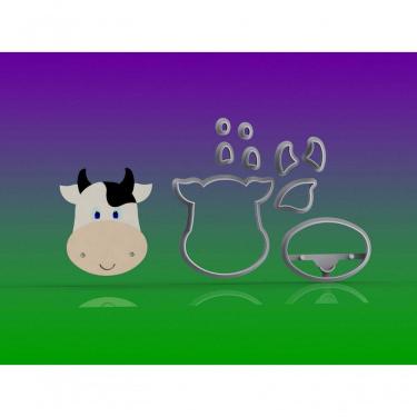 Imagem de Cortador Fazendinha Vaca Modular Mod 2 Tamanho 5Cm