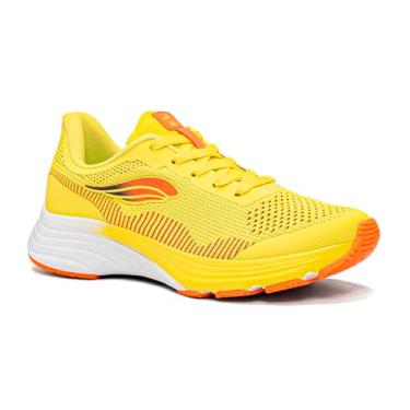 Imagem de Tênis Feminino Esportivo It Shoes Para Academia Corrida (AMARELO/LARANJA, BR, Adulto, Numérico, M, 39)