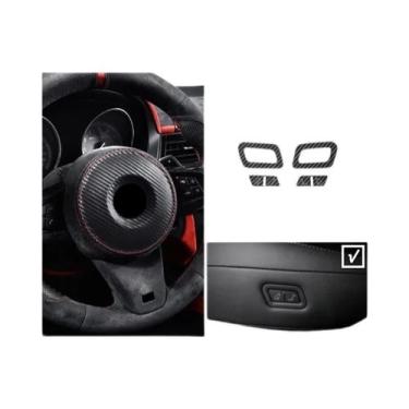 Imagem de Adesivo De Acabamento Do Painel De Botões De Ajuste Do Banco Traseiro 