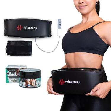 Imagem de Cinta Abdominal Vibratória Modelador e Redução Medidas Fitne - Relaxsh