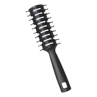 Imagem de Escova de Cabelo Tunel Vazado Pompadour Modeladora Desembaraçadora e A