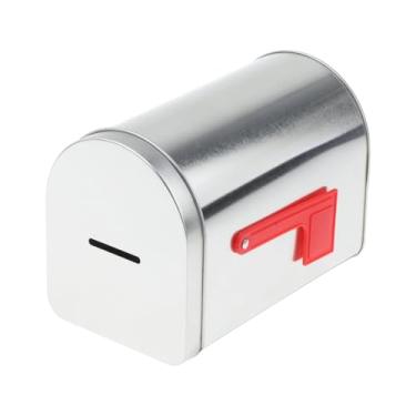 Imagem de Baoblaze Caixa de Correio, Caixa de Envio de Correspondências, Decorativa de Ferro às Intempéries para Uso Externo em Casa, Escritório ou Portão, Prata