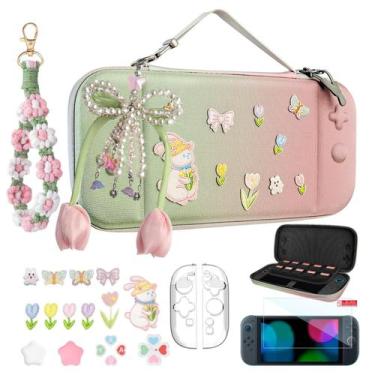 Imagem de Bolsa de transporte VirgoCCY para Switch 2 2025 com acessórios