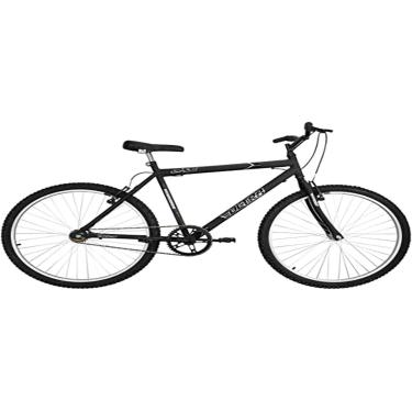 Imagem de Bicicleta de Passeio Ultra Bikes Esporte Aro 26 Reforçada Freio V-Brake Sem Marcha Preto Fosco