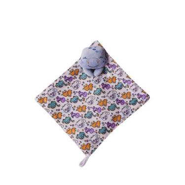 Imagem de Naninha Bebê Premium 100 Algodão Com Prendedor de Chupeta - Enxoval 2 