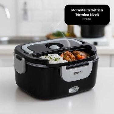 Imagem de Marmiteira Elétrica Portátil Térmica Bivolt Marmita Quentinha Casa Tra