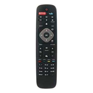 Imagem de URMT39JHG003 Controle remoto de substituição adequado para Philips TV 39PFL2908/F7 40PFL4908 46PFL3908 46PFL3908/F7 50PFL3908 50PFL3908/F7 55PFL4909 55PFL4909 9/F7 5 8PFL4609 40PFL4908/F7 46PFL3608