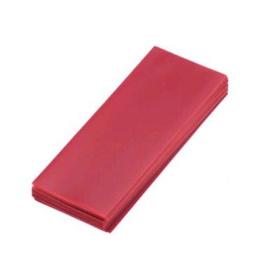 Imagem de 100pcs tubo pvc termo encolhivel para bateria de lítio 18650 - Envolto