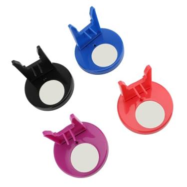 Imagem de Suporte de cola quente de plástico com 4 peças, almofada antiaderente, base antiderrapante, design destacável, para artesanato e projetos domésticos