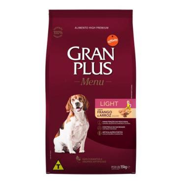 Imagem de Ração Gran Plus Cães Menu Ligth - 15kg - GRANPLUS
