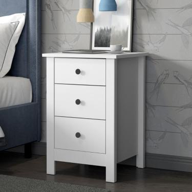 Imagem de Mesa De Cabeceira Ditália Conjunto Com 2 Unidades Dm-113 Branco