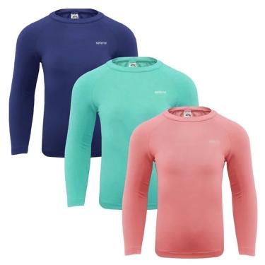 Imagem de Kit 3 Camisas Térmicas Selene Proteção UV50+ Infantil