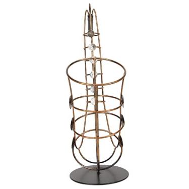 Imagem de Saxofone vinho rack de metal saxofone garrafa de vinho titular retro elegante casa barra decoração da cozinha ferro 13.6x9.2x4.5in