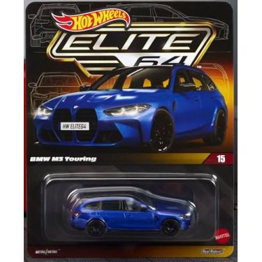 Imagem de Hot Wheels Elite 64 BMW M3 Touring 1:64 Die-Cast Model with Real Riders Rubber Tires – Collector-Grade Adult Collectible Car HWR93