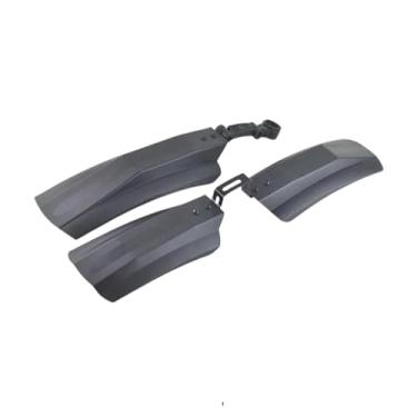 Imagem de 2 peças de para-lamas dianteiro e traseiro para bicicleta de montanha com pneus largos (fat bike) - Acessórios para MTB e bicicletas fixas.