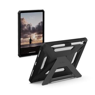 Imagem de URBAN ARMOR GEAR Capa UAG projetada para iPad 11 polegadas A16 11ª geração 2025 A3354 A3355 - Capa protetora robusta com suporte e porta-lápis Scout Plus preta