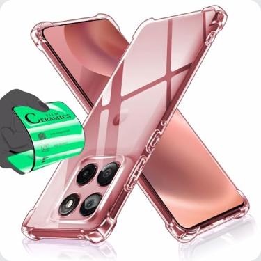 Imagem de Capa Capinha Anti Shock Transparente + Película Para Motorola Edge 60 Pro