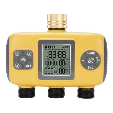 Imagem de LiebeWH Temporizador de Aspersão, Mangueira Programável de 3 Saídas Com Atraso de Chuva, Controlador de Irrigação Digital Automático para de Irrigação de Jardim Gramado