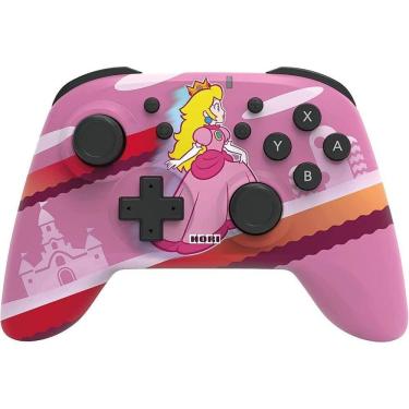 Imagem de Controle Sem Fio Hori Pad Pro Princess Peach Nintendo Switch
