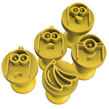 Imagem de Kit Carimbo Marcador Brigadeiros MINIONS Molde Festa Confeitaria Anive