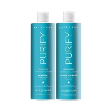 Imagem de Kit Jacques Janine Hair Care Purify Shampoo 450ml + Condicionador 440m