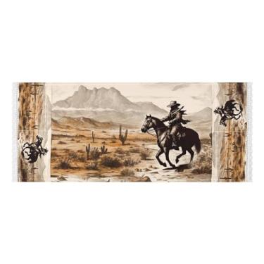 Imagem de Wassud Capas de lavadora e secadora de cavalos galopantes, protetor de lavadora com sacos de armazenamento, capa de geladeira à prova de poeira com bolsos para lavanderia doméstica, cozinha, 120 x 55