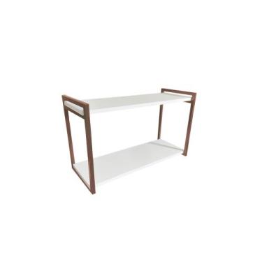 Imagem de Nicho Metalon Duplo 90x30 Rose Gold 002 - Safira Casa e Decoração, Bra