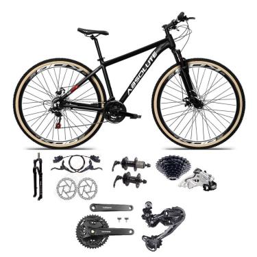 Imagem de Bicicleta Aro 29 Absolute Nero 5 Câmbios Shimano Deore-altus 27v Freio Hidráulico Garfo C-trava preto Tam: 15