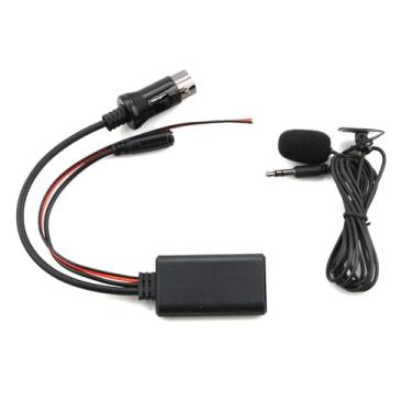 Imagem de Adaptador Bluetooth Áudio Música Cabo AUX + Microfone para Kenwood CD estéreo de 13 pinos