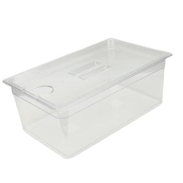 Imagem de GLOGLOW Recipiente Sous Vide Transparente 25L Com Tampa, Tanque de água de Fogão Lento de Material PP Durável para Cozinhar Em Casa e Preparação de Refeições, Cabe na Maioria das Ferramentas de