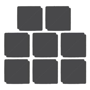 Imagem de Ainoli 16pcs fita de tapete impermeável reutilizável triângulo lavável confiável antiderrapante fita de tapete para tapetes de dança (Preta)