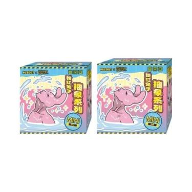 Imagem de Caixa Surpresa Coelho Rosa Quente 2025 Série Misteriosa Figuras De Açã