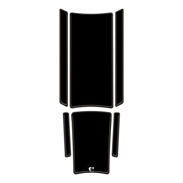 Imagem de Protetor Tanque 3d Adesivo Resinado Triumph Tiger 1200 Preto Liso Cor Preto
