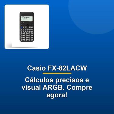 Imagem de Calculadora Científica Casio Fx-82lacw Classwiz Preta