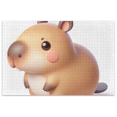 Imagem de Quebra-cabeça de animais de desenho animado para adultos, 500 peças, brinquedo, arte, família, quebra-cabeças, presentes para amantes