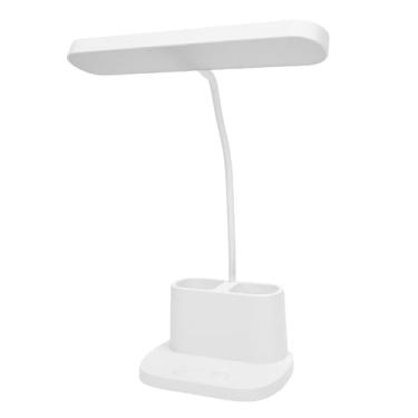 Imagem de Hyuduo Lâmpada de Mesa Pequena Recarregável, Mini Luminária de Mesa Portátil Sem Fio Com Pescoço de Ganso Com 3 Modos de Cor e Ajuste de Brilho Contínuo, para Escritório Doméstico,