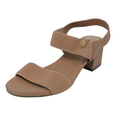 Imagem de Sandalia Modare 7187.100 Salto Alto Leve Elastico Casual Feminino