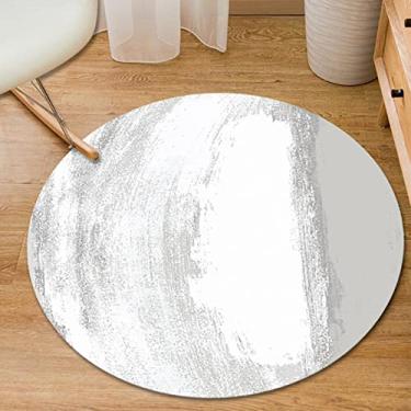 Imagem de Tapete redondo de estilo moderno, tapete circular macio para quarto, sala de estar, decoração de casa, tapete antiderrapante, redondo, B, diâmetro 160 cm