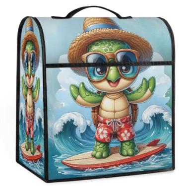 Imagem de Linda capa de misturador de tartaruga marinha para batedeira de 6 a 8 litros de auxílio de cozinha resistente à poeira capas protetoras de armazenamento capas de eletrodomésticos para máquina