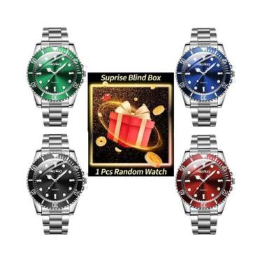 Imagem de Relógio De Pulso Masculino Casual De Negócios Com Grande Mostrador, Ca