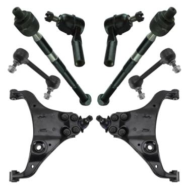 Imagem de TRQ Kit de direção dianteira e suspensão compatível com Chevrolet Colorado GMC Canyon 2007-2008 Isuzu i-290 2006-2012