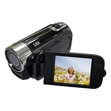 Imagem de Câmera de Vídeo Digital Portátil 1080P Alta Definição DV Camcorder 16MP Tela LCD 2 7 Polegadas 16X Bateria Interna