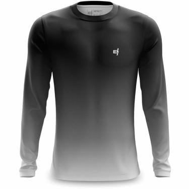 Imagem de Camiseta Manga Longa Masculina Corrida Treino Camiseta Proteção UV Conforto Fitness Academia-Masculino