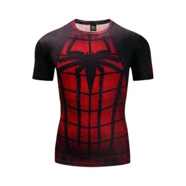 Imagem de Camiseta De Halloween Do Homem-Aranha Da Marvel Para Crianças E Adulto