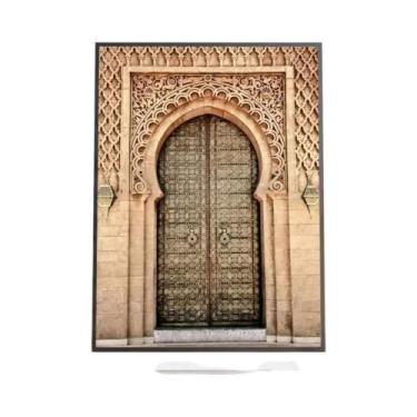 Imagem de Marrocos porta pintura árabe caligrafia hd lona cartaz sala de estar q