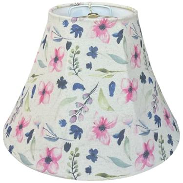 Imagem de Tootoo Star Abajur de sino, 18 cm superior x 38 cm inferior x 26 cm de altura impresso abajur de substituição para candeeiros de mesa, lâmpadas de chão (Spider Fitter), montagem necessária