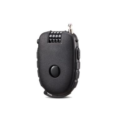 Imagem de EASTDEER - Cabo retrátil de 69,8 cm, com botão de controle de comprimento, trava de capacete e skate, para equipamentos esportivos, viagens urbanas, segurança de scooter